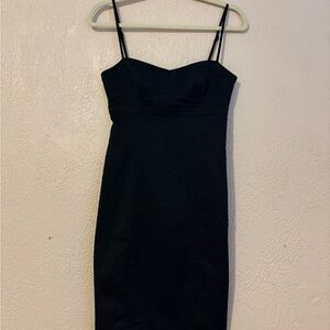 Alexander Wang Black Mini Spaghetti Strap Dress
